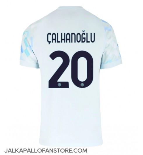 Inter Milan Hakan Calhanoglu #20 Vieraspaita 2025-26 Lyhythihainen Inter Milan Hakan Calhanoglu #20 Vieraspaita 2025-26 Lyhythihainen